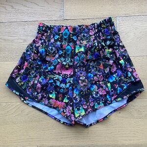 Lululemon Lined 4" Floral Running Shorts
